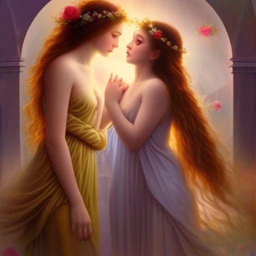 Aphrodite and Persephone: Lesbian Love in Eden