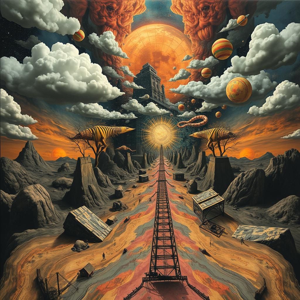 Surreal Distorted Reality: Subconscious Artistry