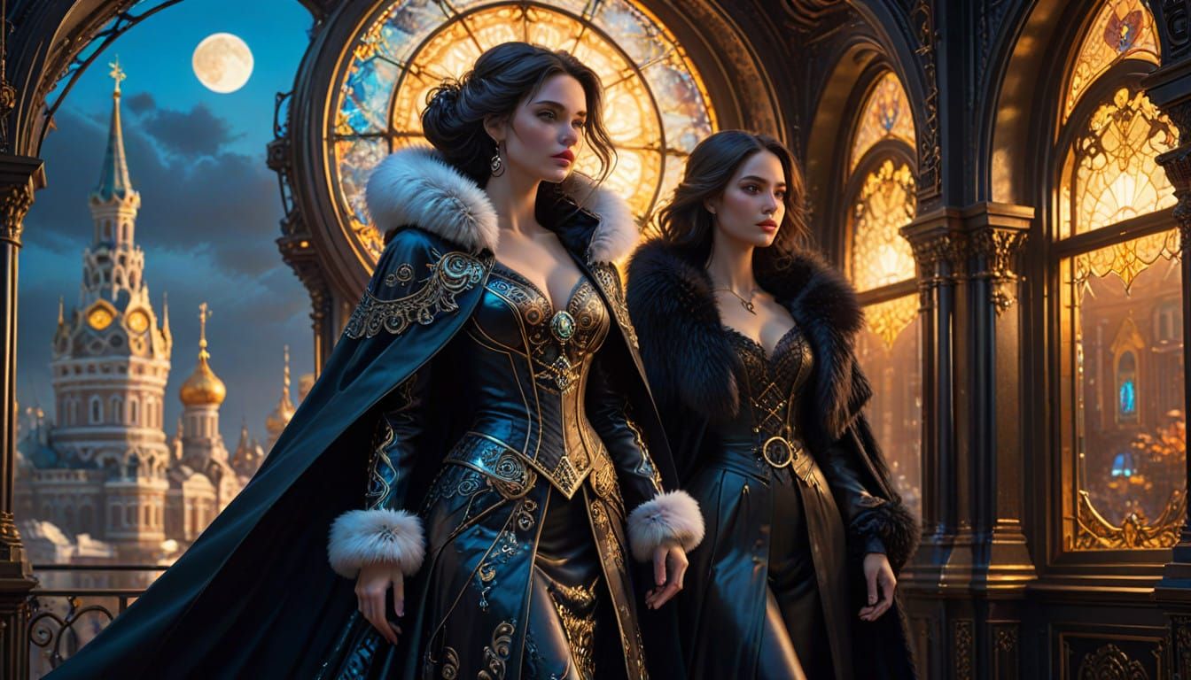 Mysterious Thief in Retro-Futuristic Moscow