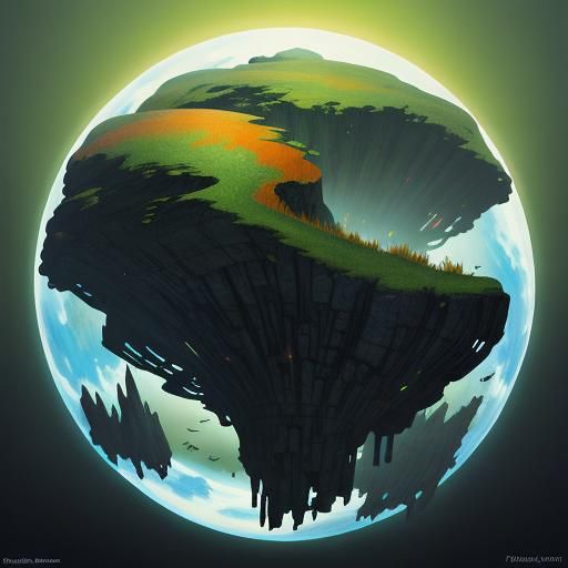 Sci-Fi Digital Illustration with Volumetric Lighting