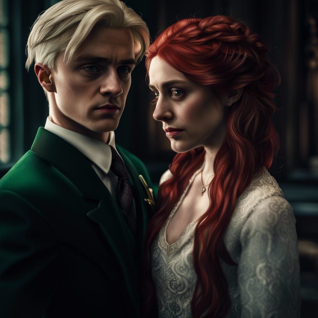 Draco Malfoy's Wedding: A Hyperrealistic Digital Portrait