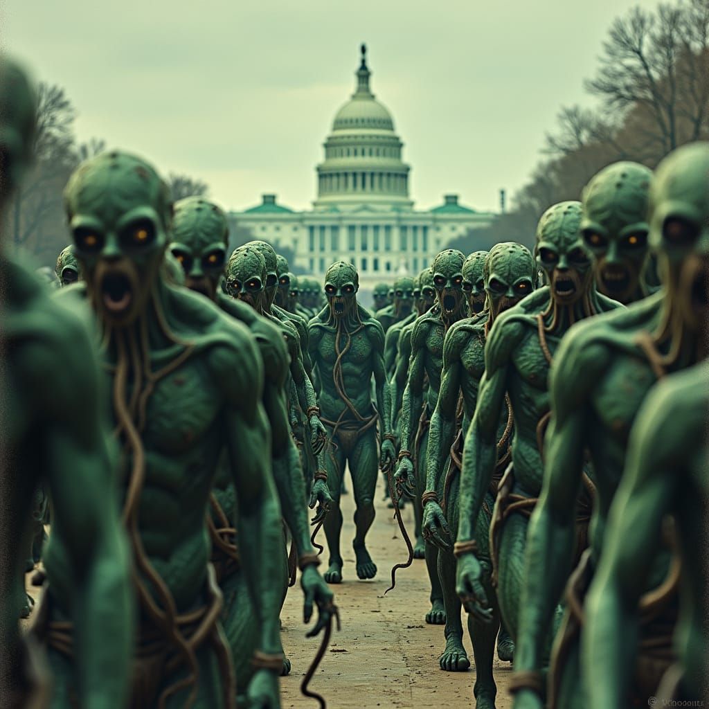 Cthulhu Cultists March on Washington D.C.