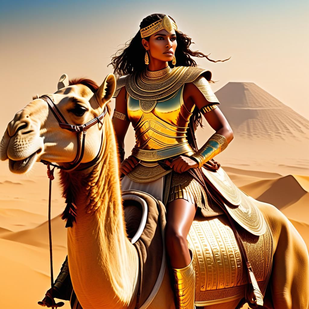 Egyptian Queen Leads Army into Epic Battle