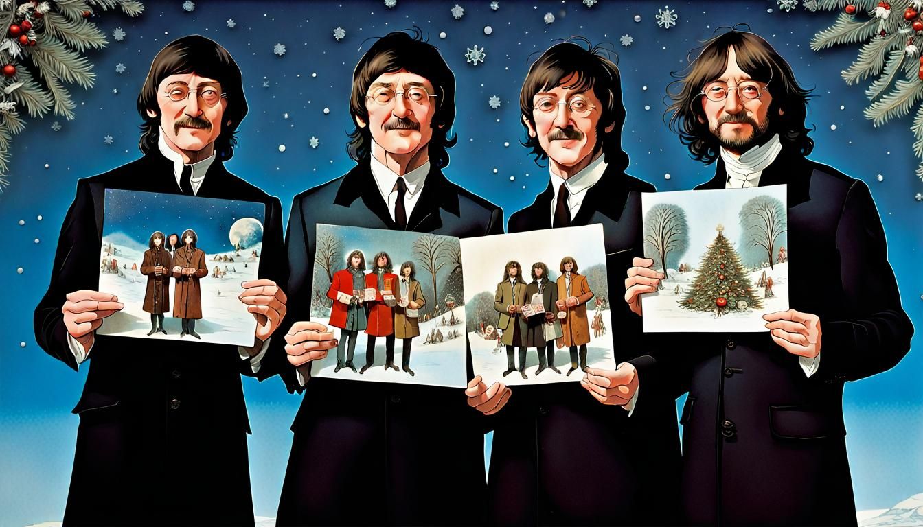 The Beatles Christmas: A Sci-Fi Fractal Wonderland