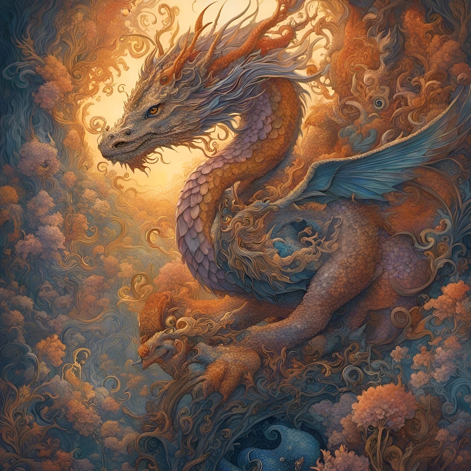 Storybook dragon