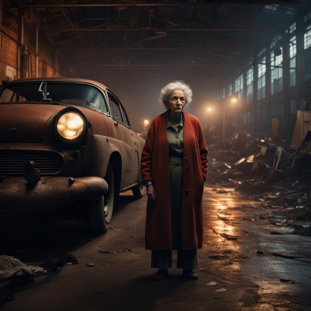 Evocative Photo of Woman in Nan Goldin Style