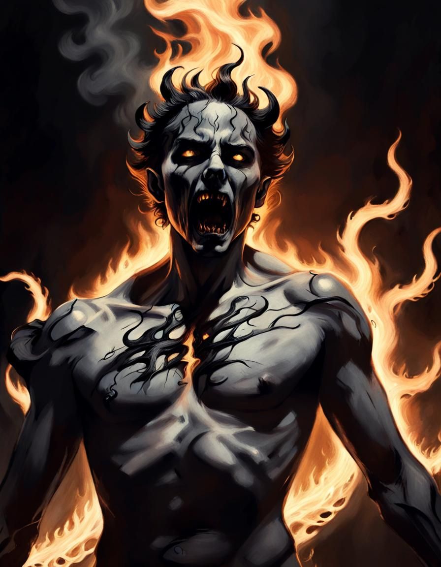 Satanic (transformation:1.3) vile, (purity of hellion:1.5)."...