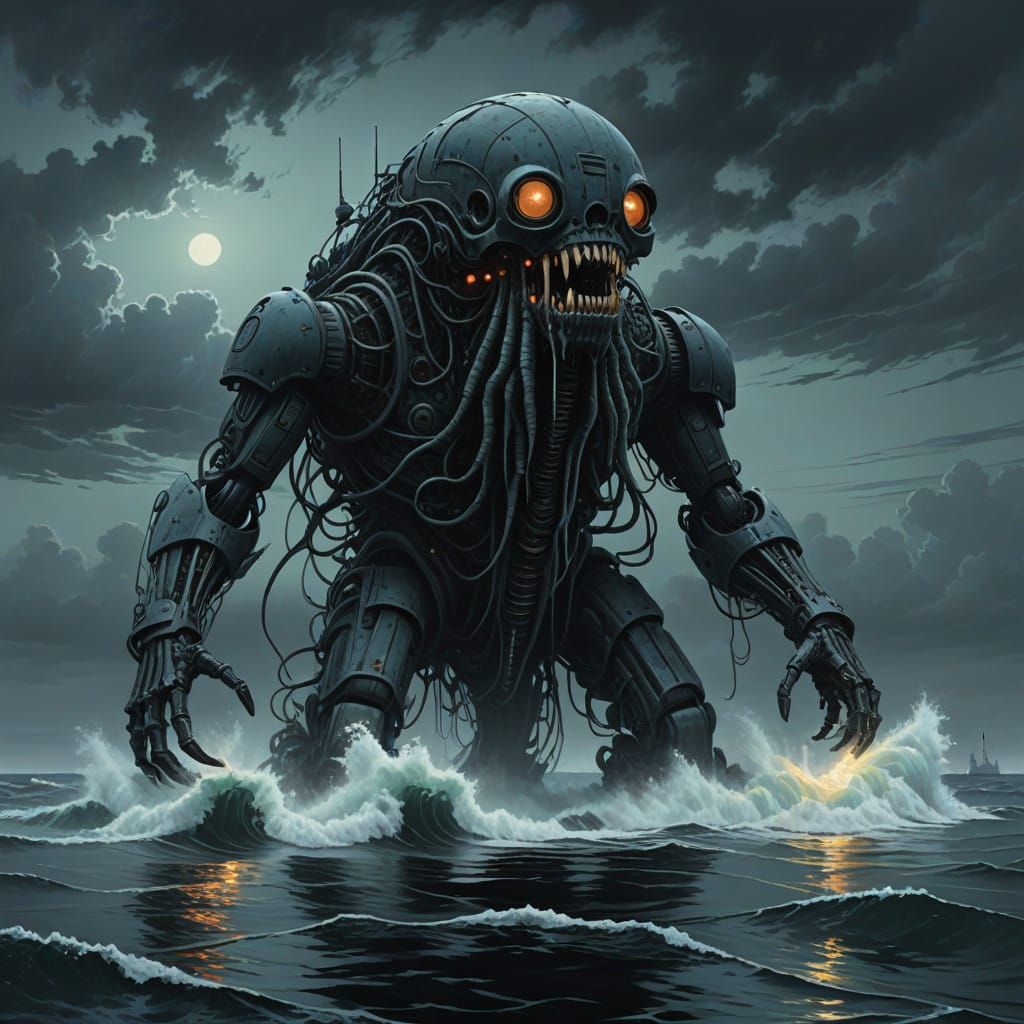 Gargantuan Nightmare Erupts from the Mariana Trench