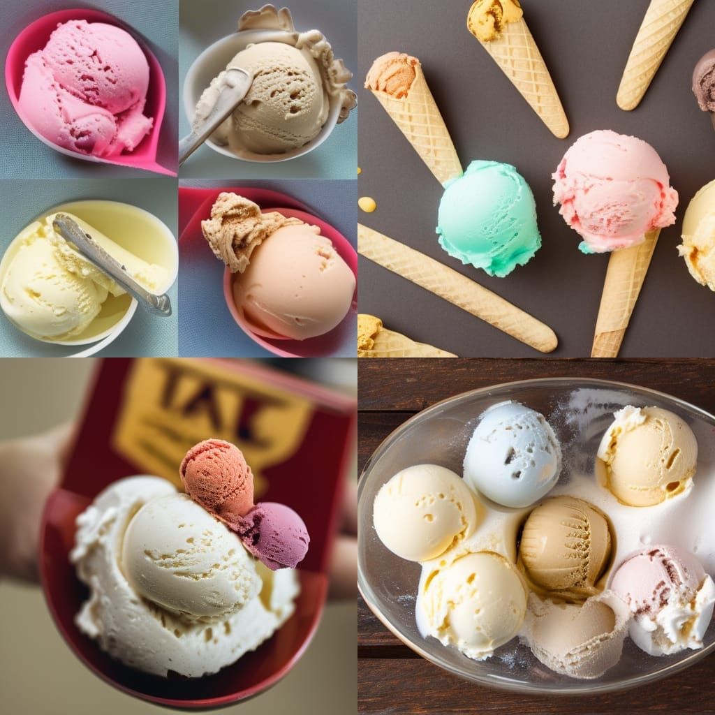 AI Generated Image of Ice Cream