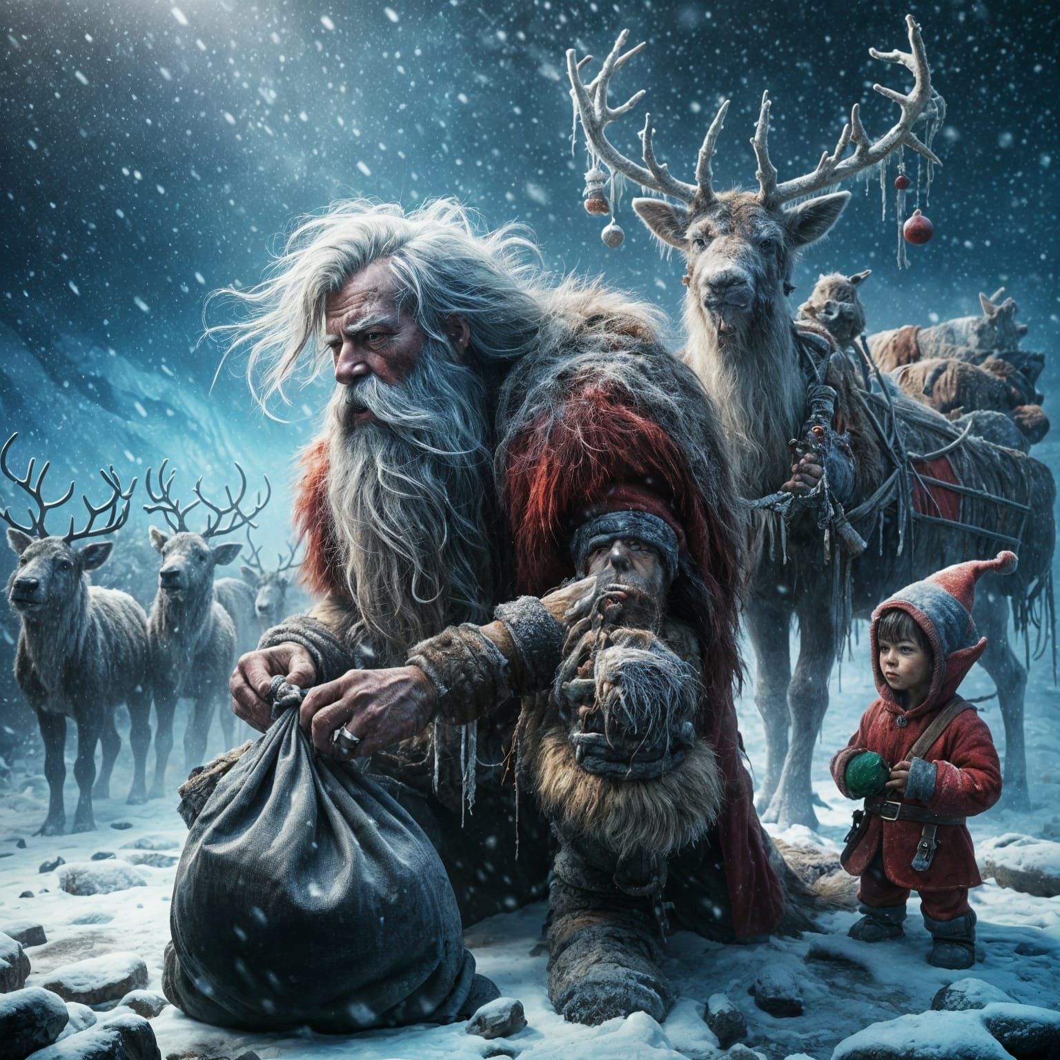 Viking Santa Claus Prepares for Epic 1534th Christmas Journe...