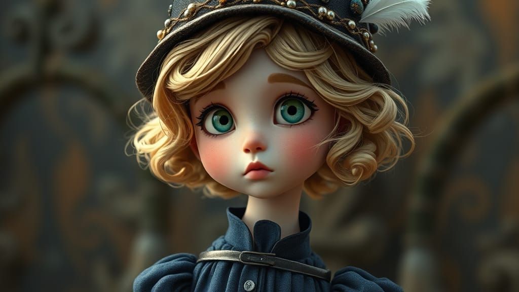 Innocent Whimsy in Gothic Style