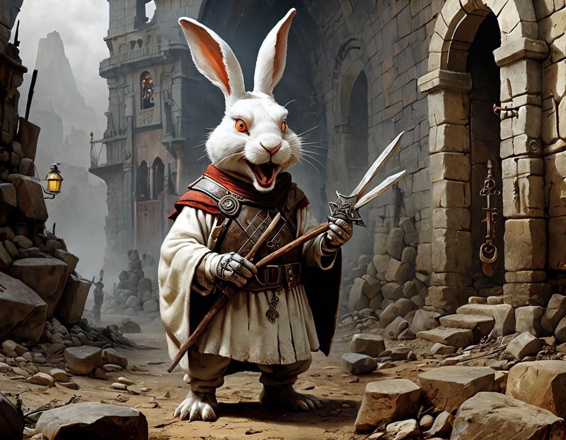 Killer Rabbit of Caerbannog: Monty Python Concept