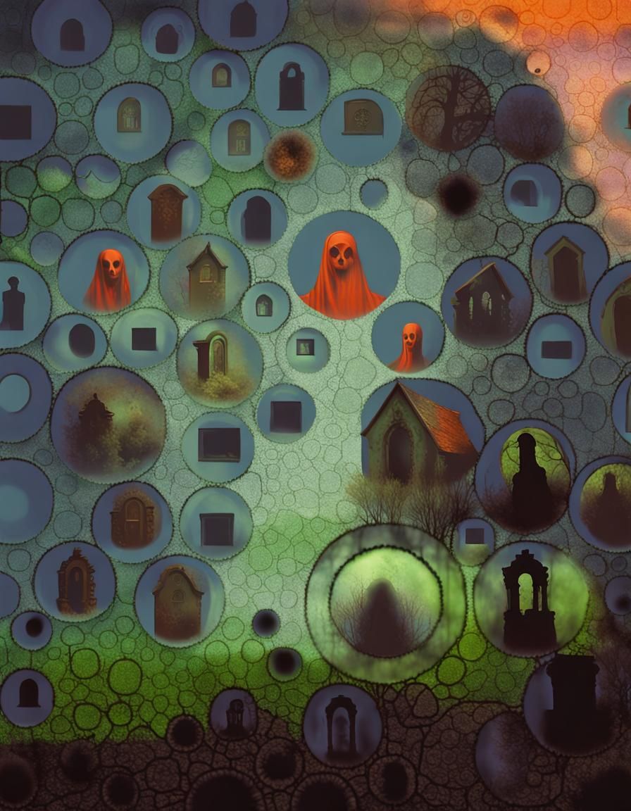 Spooky and eerie surroundings