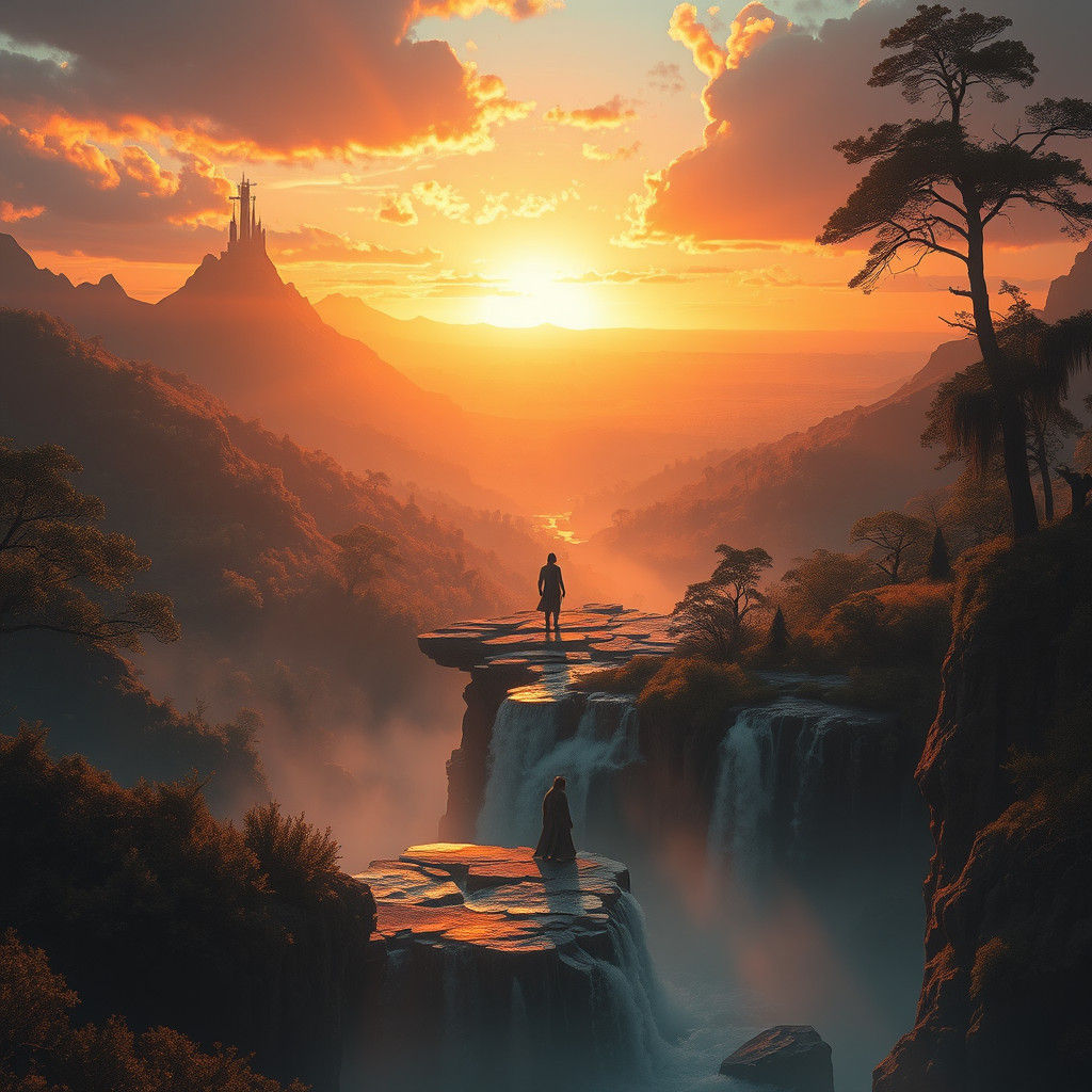 Mystical Realm: A Fantasy Landscape Awakens