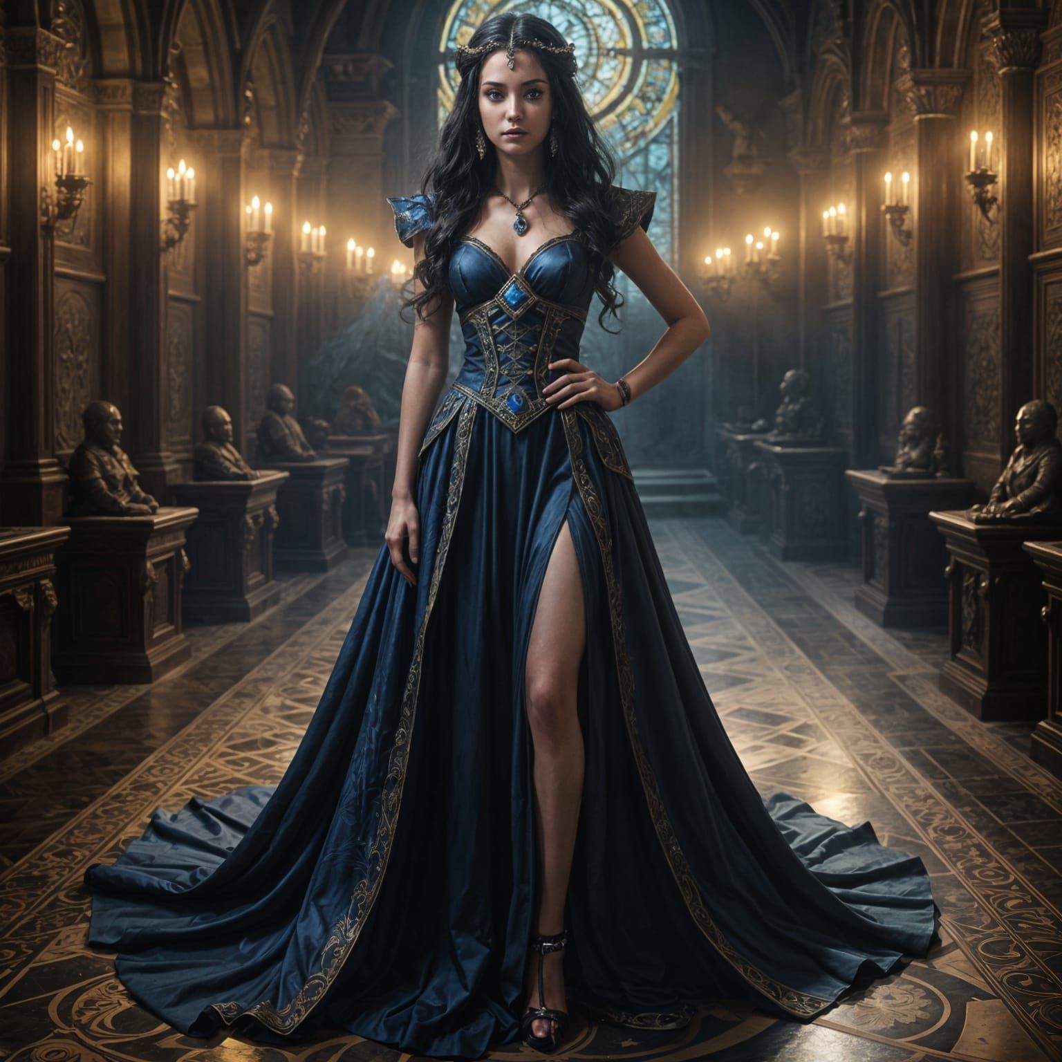 Dark Sorceress Enchants the Royal Court