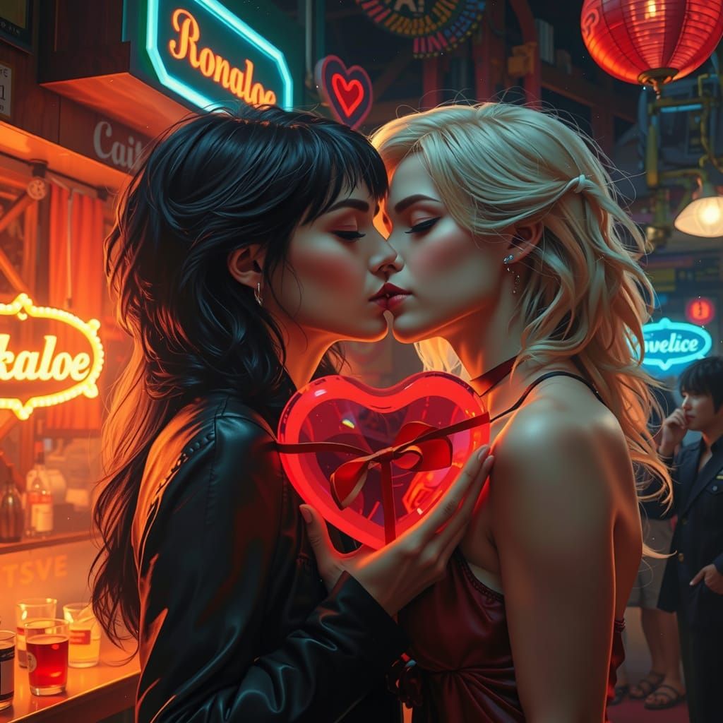 Cyberpunk Love in the Shadows of the NetWatch Tavern