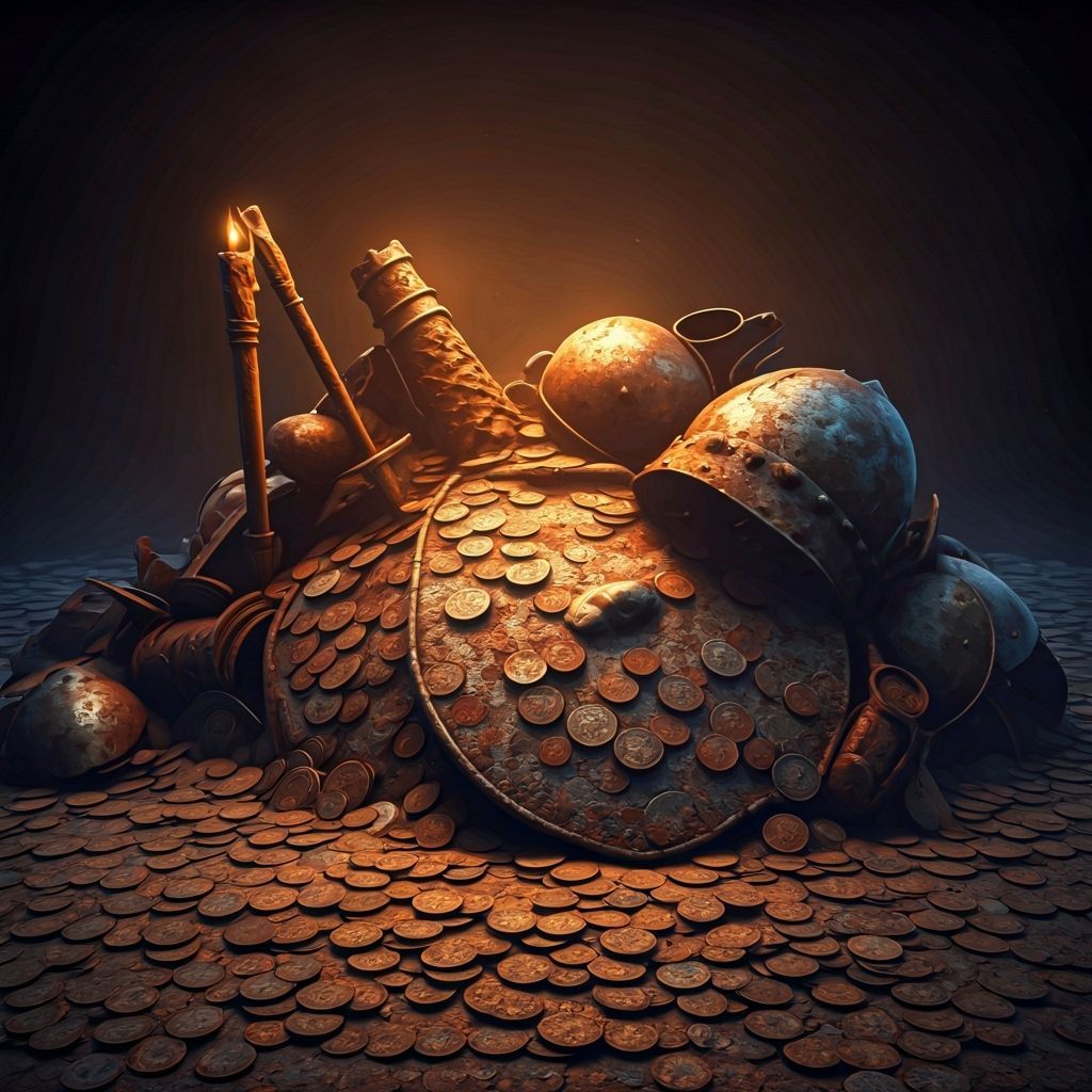 Rusted DnD Loot Pile in Torchlight