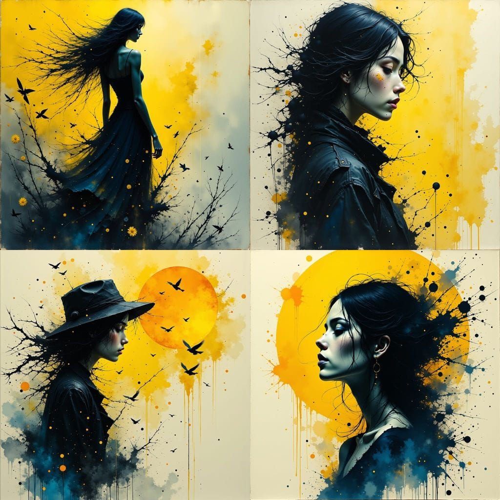 Lady in the Shadows of Winter