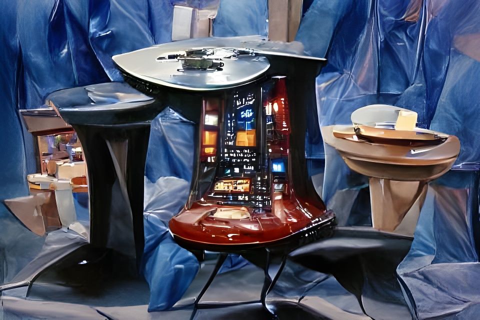Seinfeld Meets Dr Who: Oil Painting Mashup