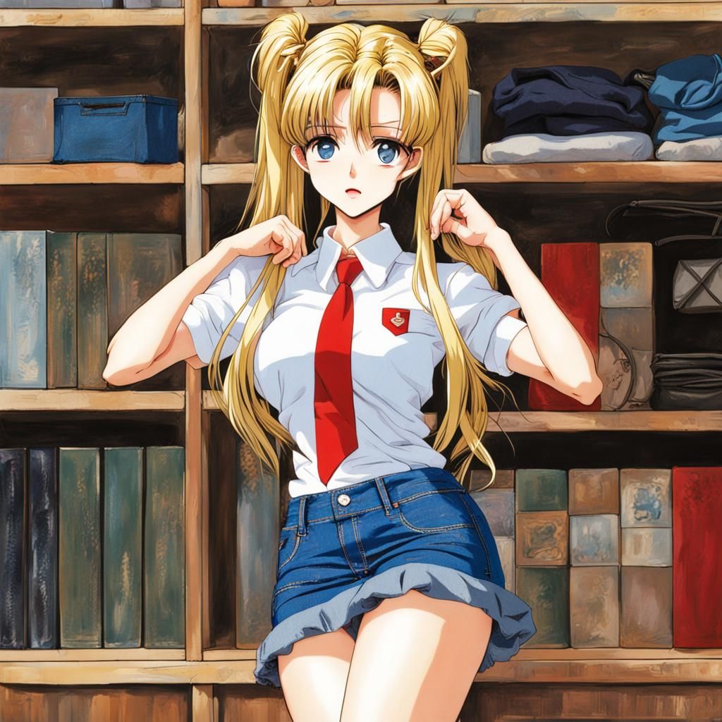 Usagi Tsukino in Casual Outfit