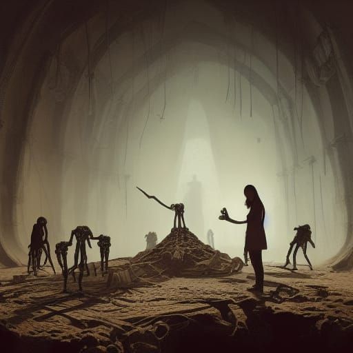 Sinister Excavation of Ancient Skeletons by Archaeologists