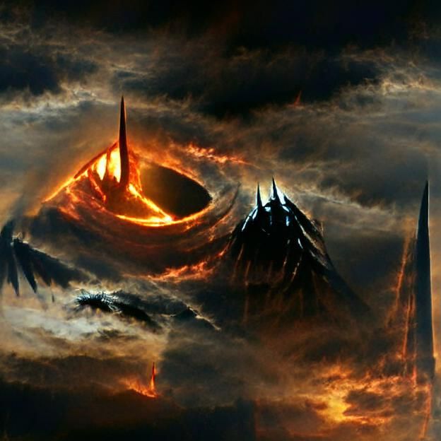 Mechanical Eye of Sauron: Digital Rendering
