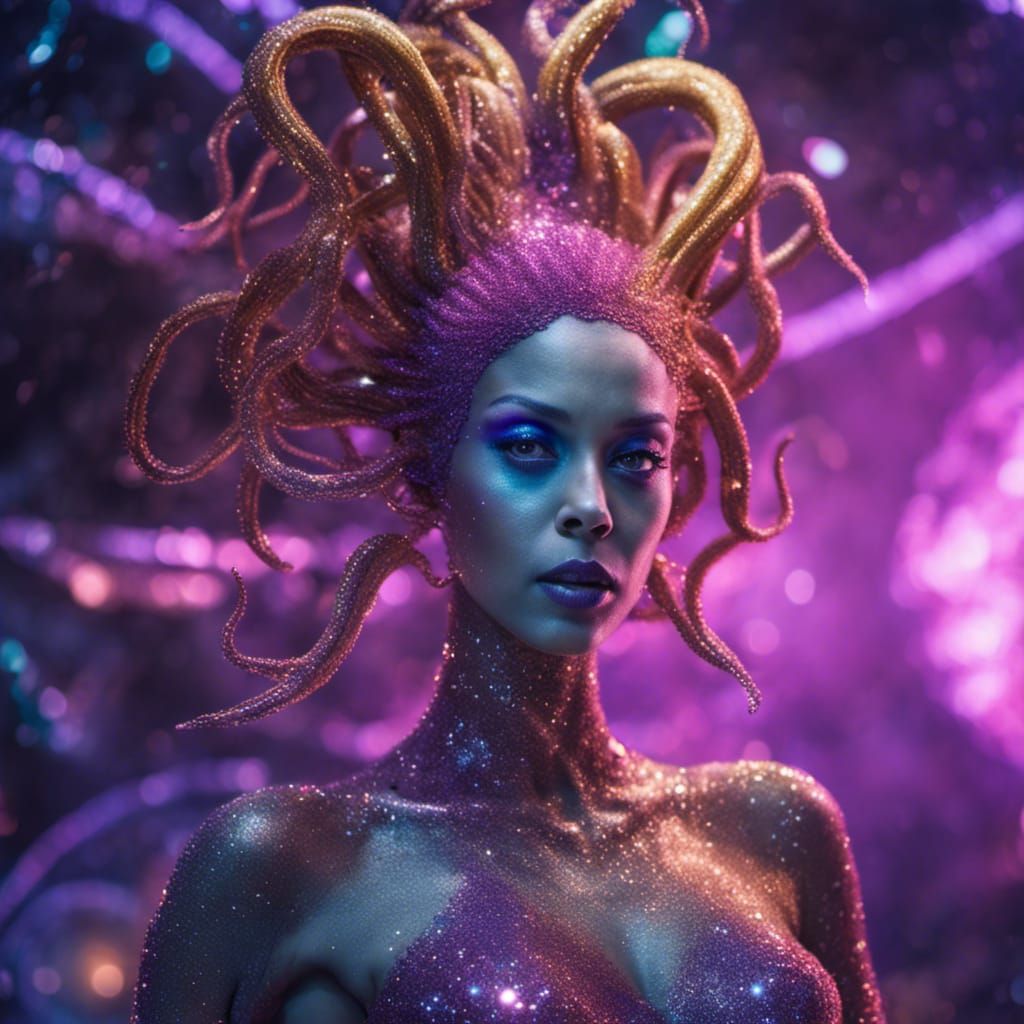 Glamorous Alien Queen: Studio Photo Shoot