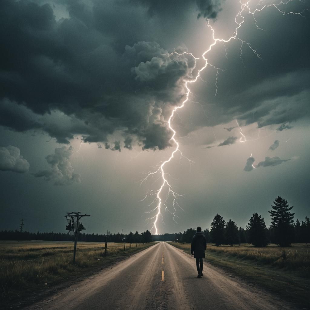 Motionless World: Cinematic Still of Solitary Search