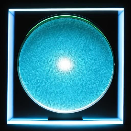 Fractal UV Light Art