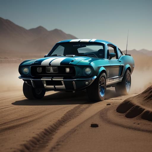 Off-Road 1968 Ford Mustang Shelby GT500