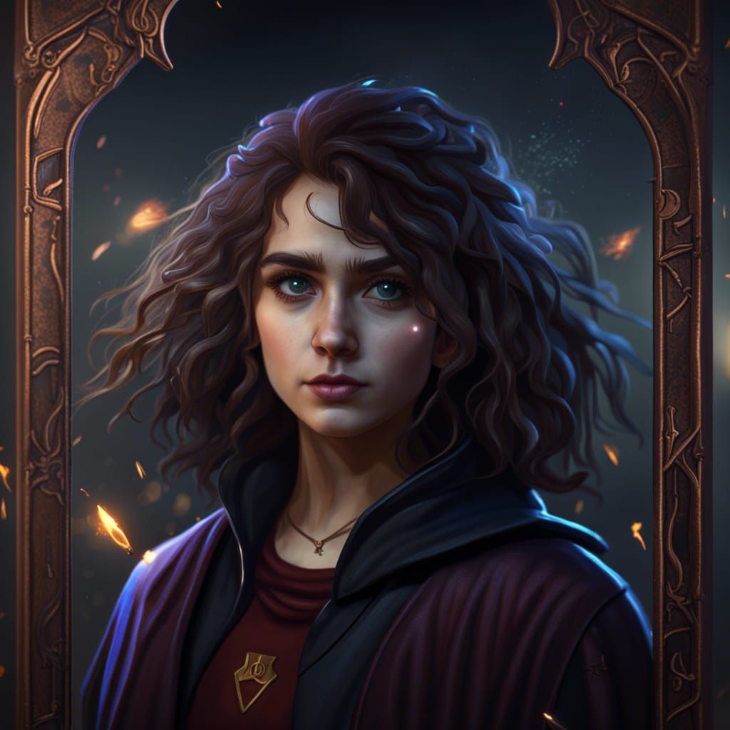 Harry Potter Style Wanted Poster of a Girl