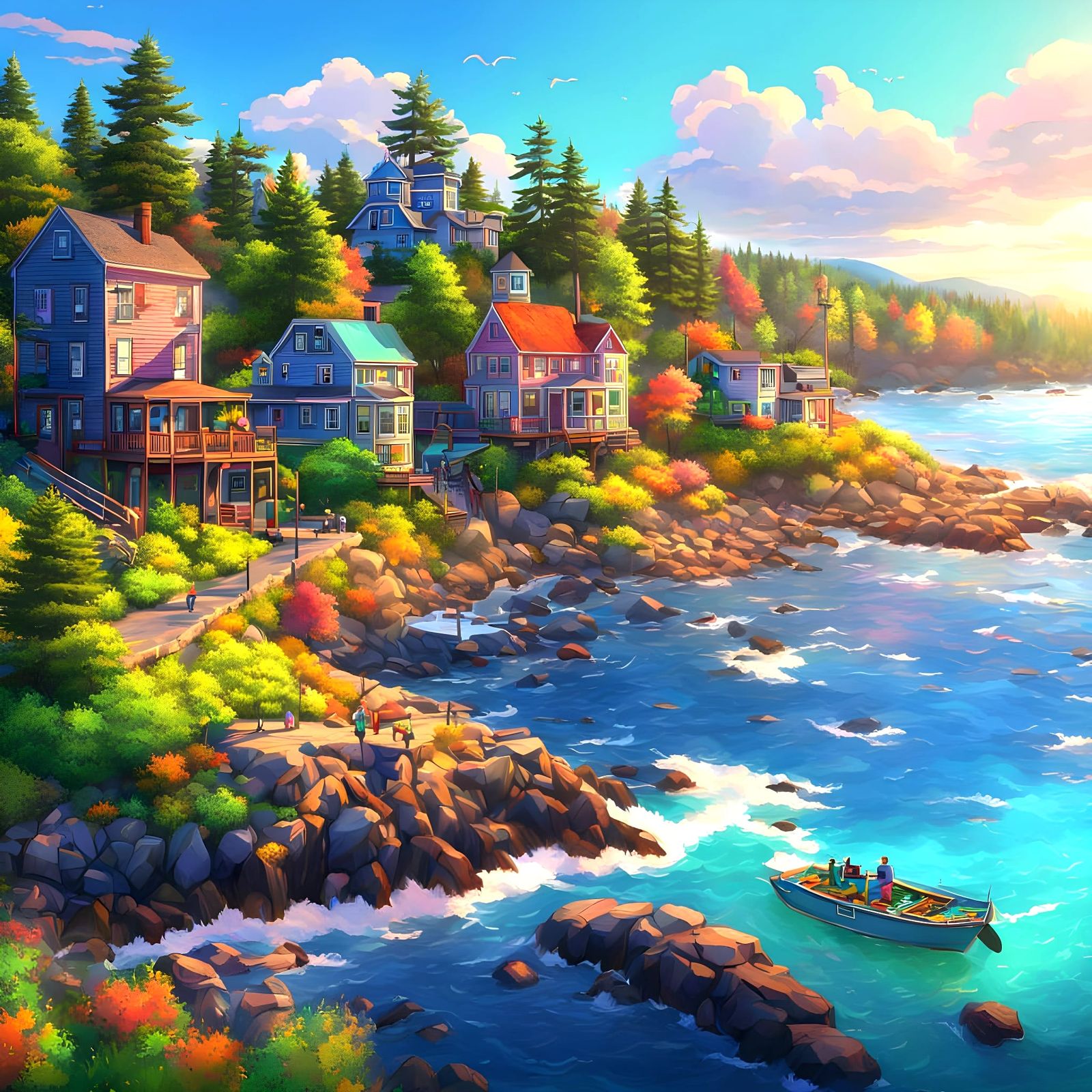 Maine's Charming Coastal Towns and Breathtaking Landscapes i...