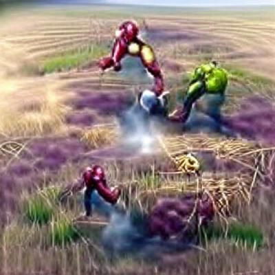 Avengers Battle: Iron Man, Hulk, Spider-Man vs. Thanos