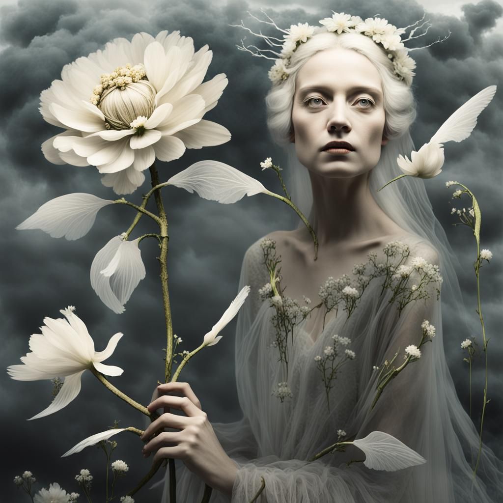 Ethereal Fairy in Surrealist Dreamscape