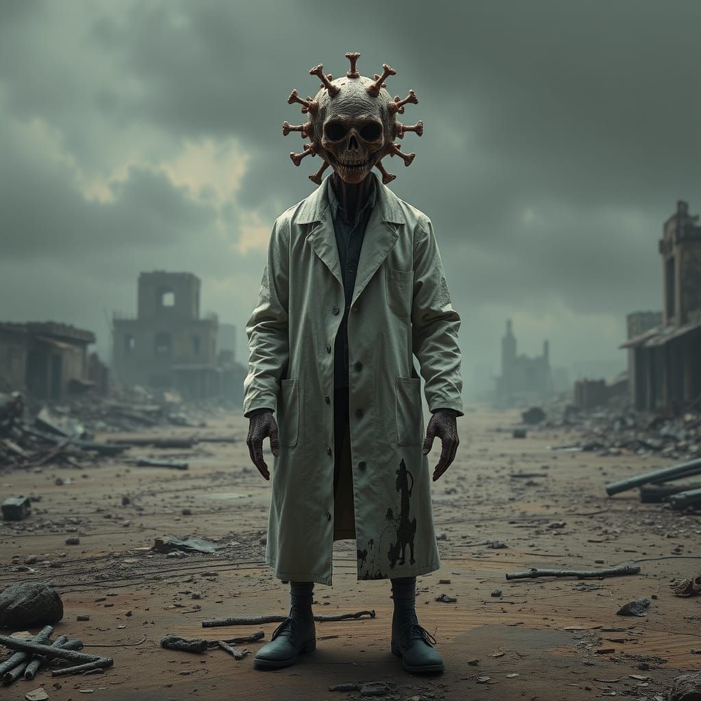 Post-Apocalyptic Coronavirus Entity in Ruins