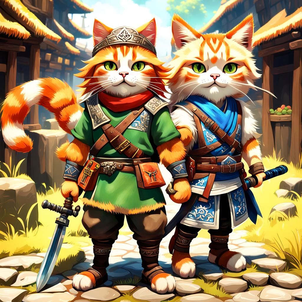 Bella FashionCat & StreetCat Pete, Catwalk "Jormungand /Joymung" Game Concept.