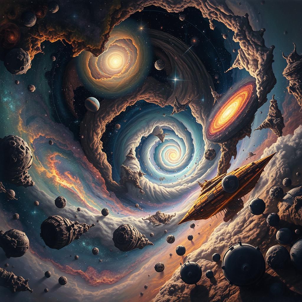 Celestial Disorder: A Spatiotemporal Vortex