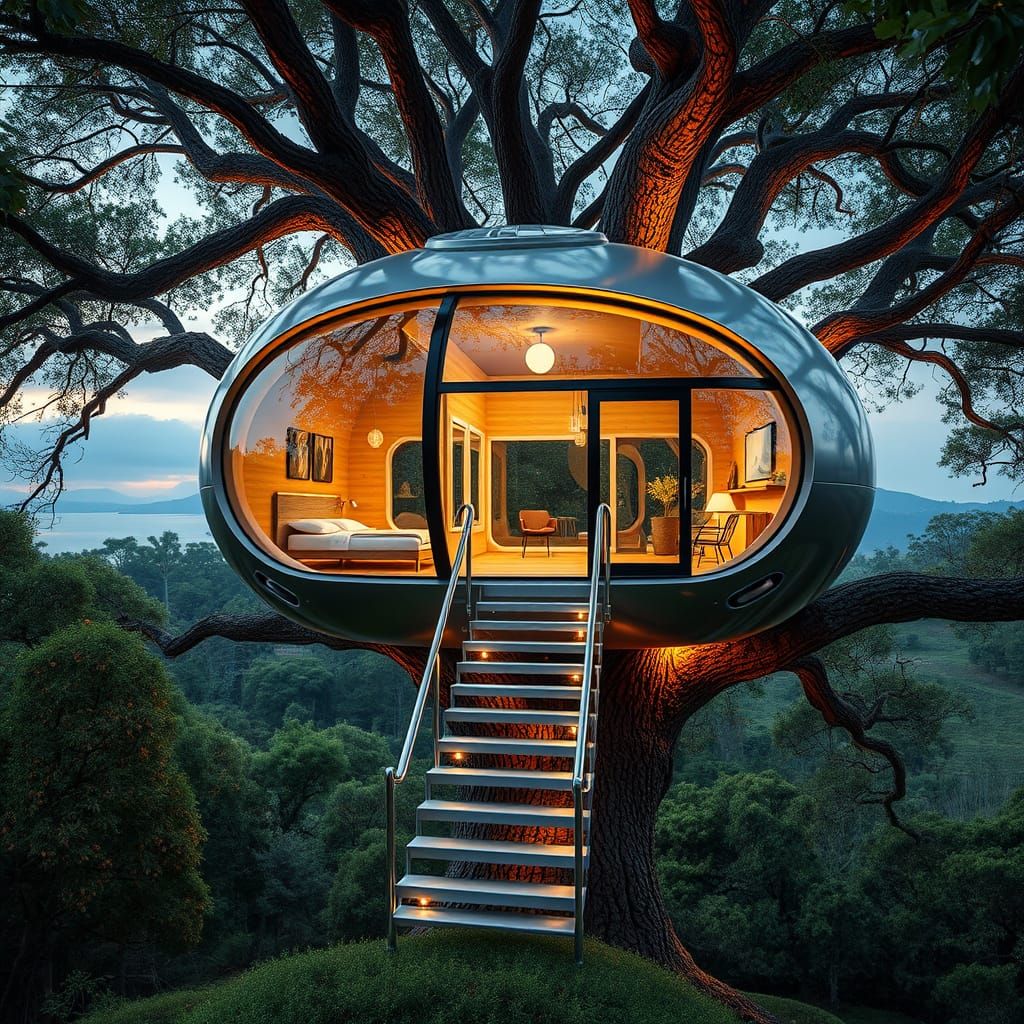 Futuristic pod home 4