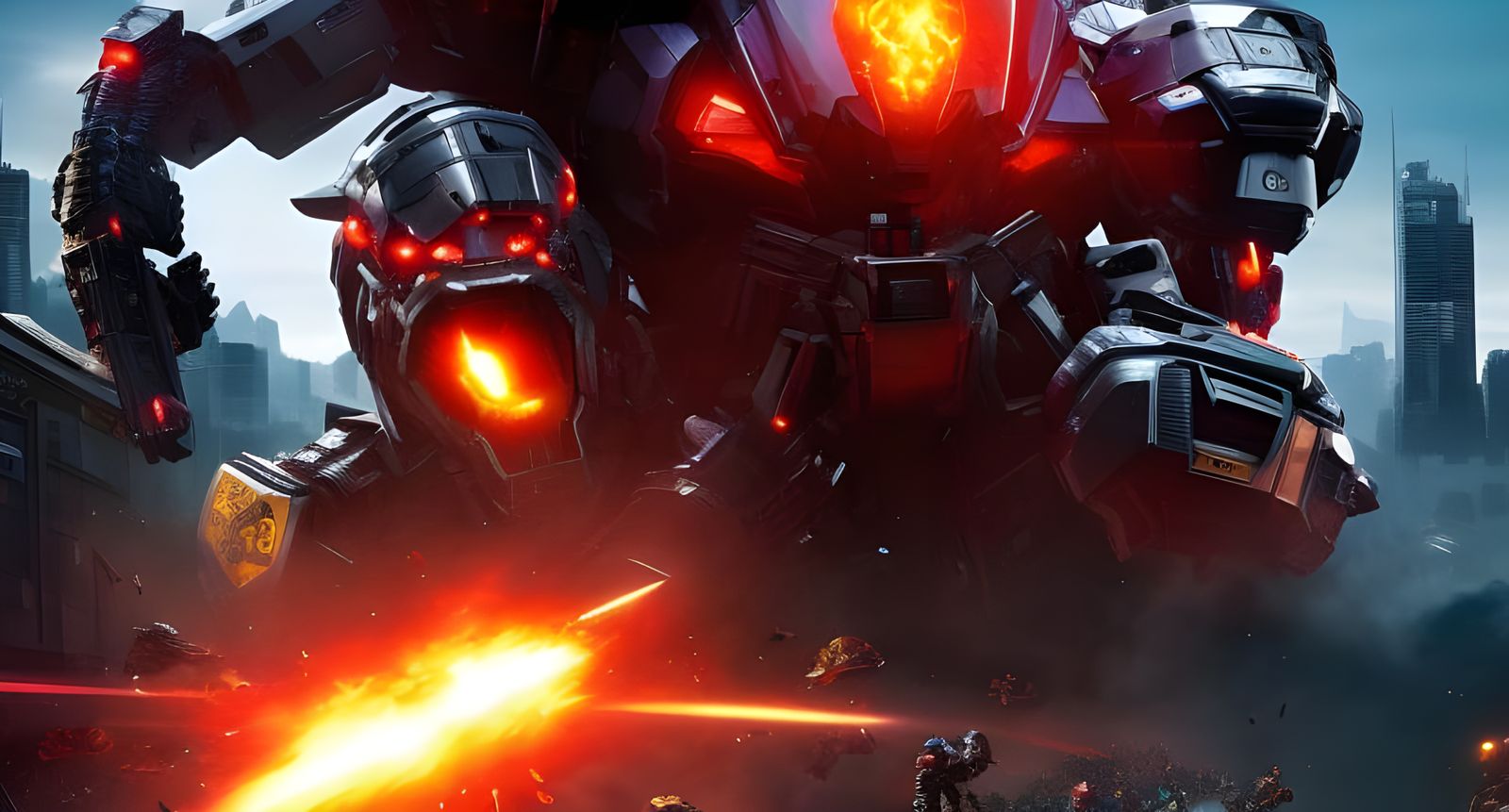 Giant Pacman Eats Tokyo: 8k Photorealistic Concept Art