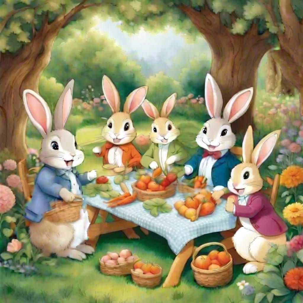 Utopian Rabbit Picnic