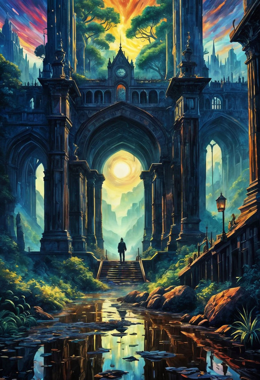 Dramatic Digital Painting in Expressionist Style