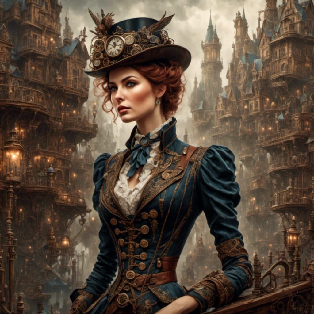 Unique Illustration Blending Distinctive Artistic Styles