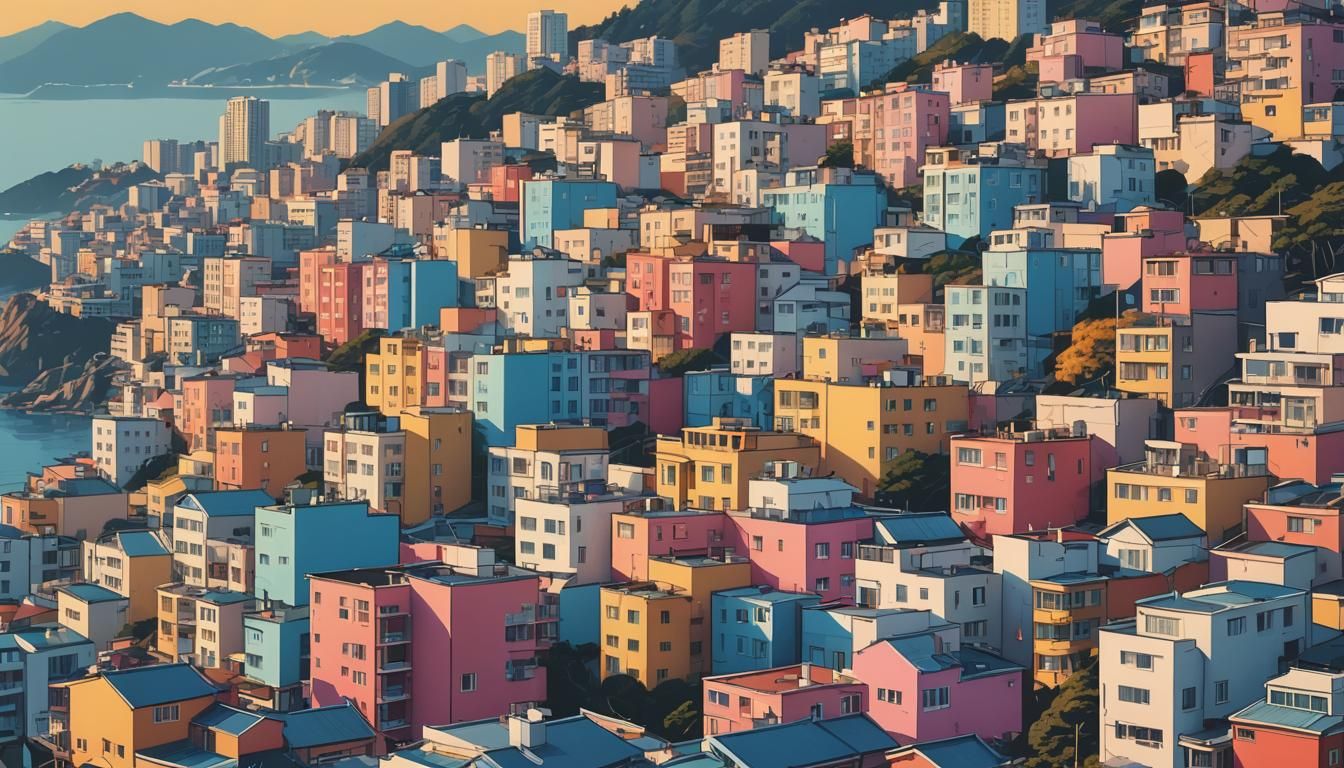 A vibrant vector illustration captures the lively, summery a...