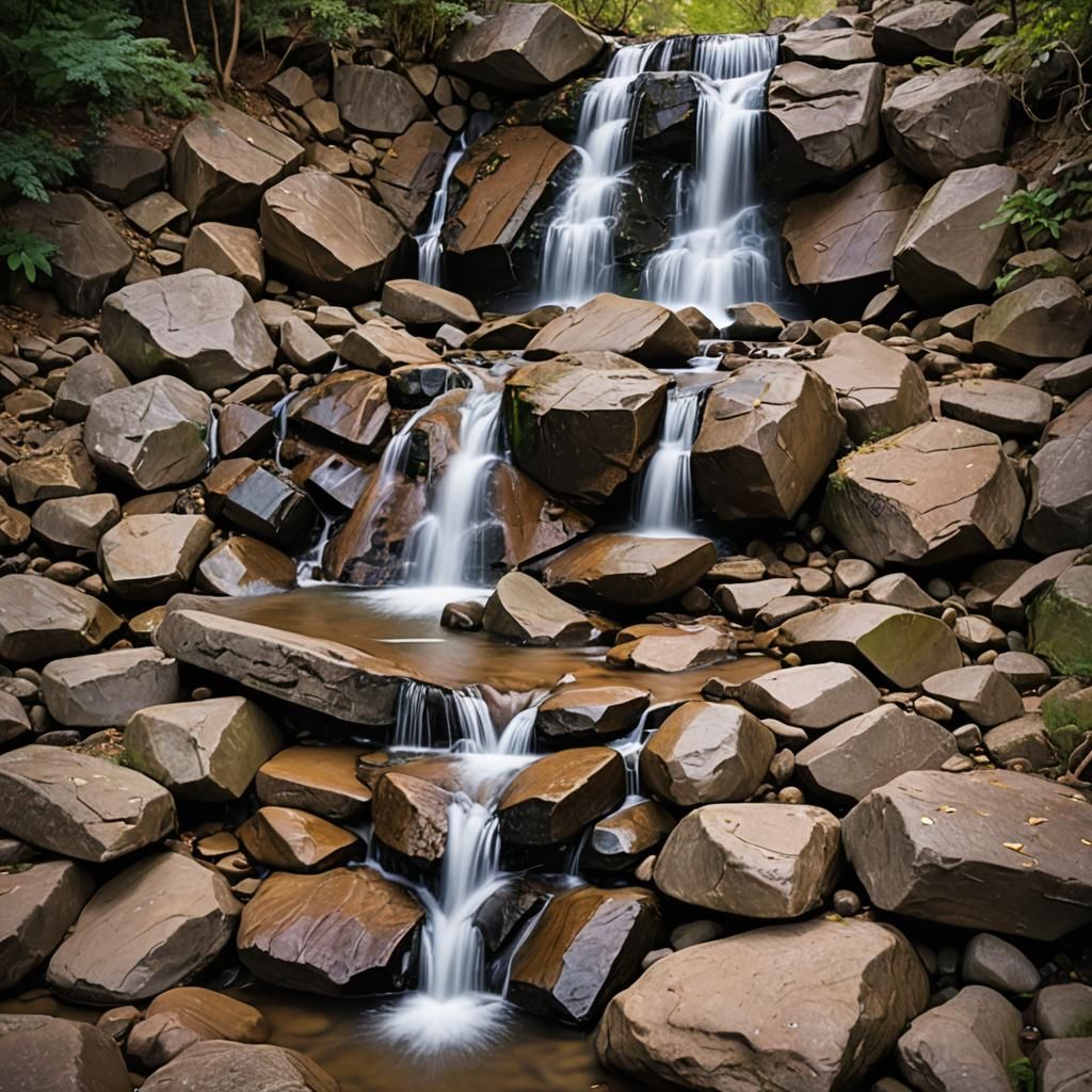 Picturesque Waterfall Photography with Bokeh