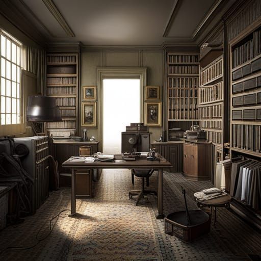 The Backrooms: A Matte Painting of Unease