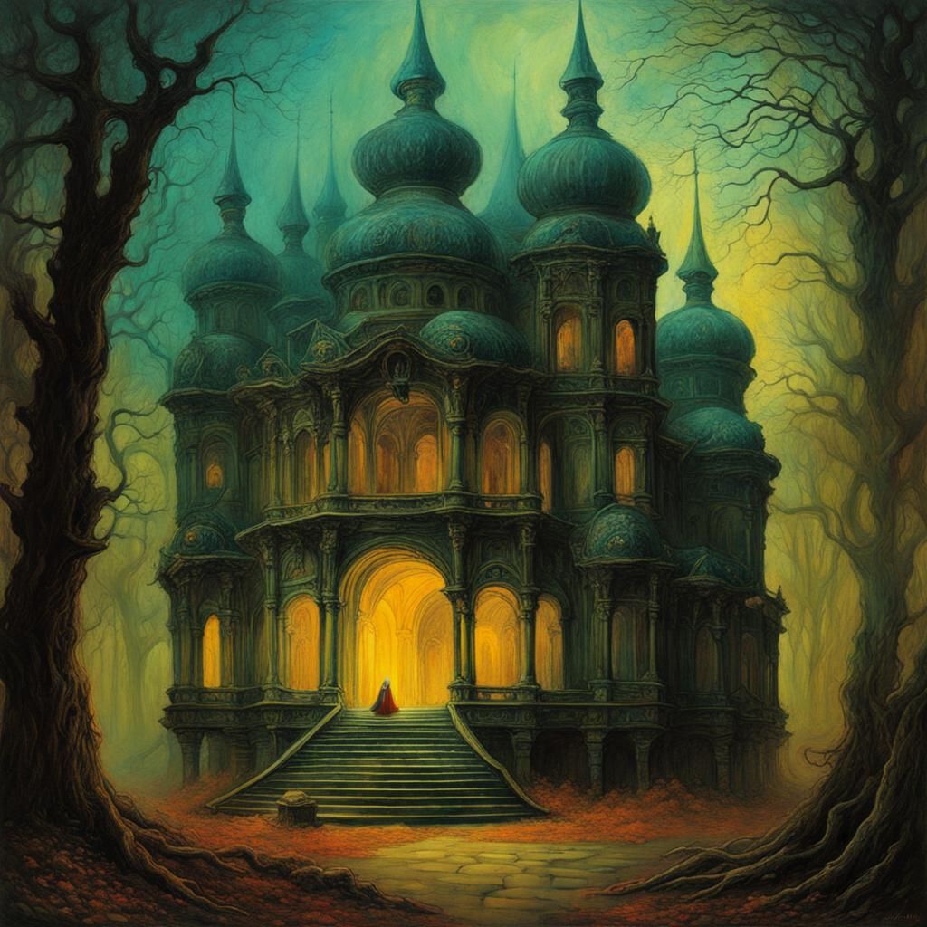 Love in the Dark: Art Nouveau Meets Zombiecore