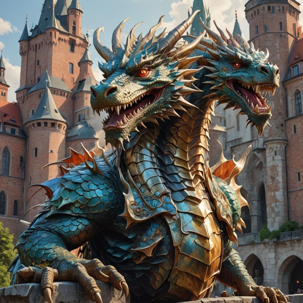 The magic double-headed dragon