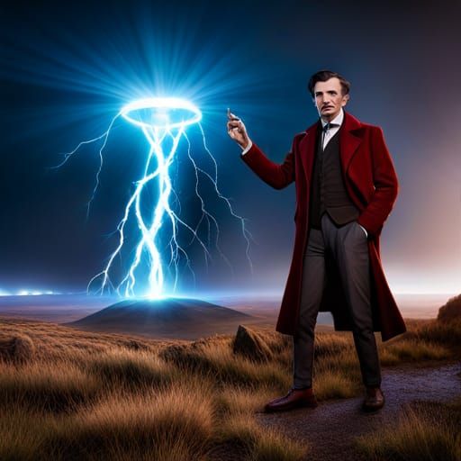 Nikola Tesla and Van de Graaff Generator