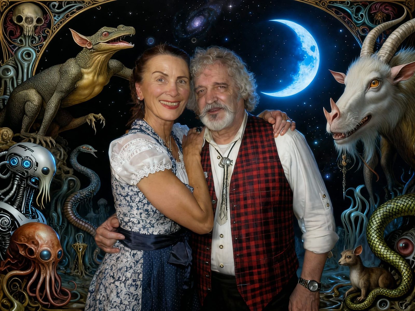 Cryptid Messiah in Dystopian Cybernetic Wonderland