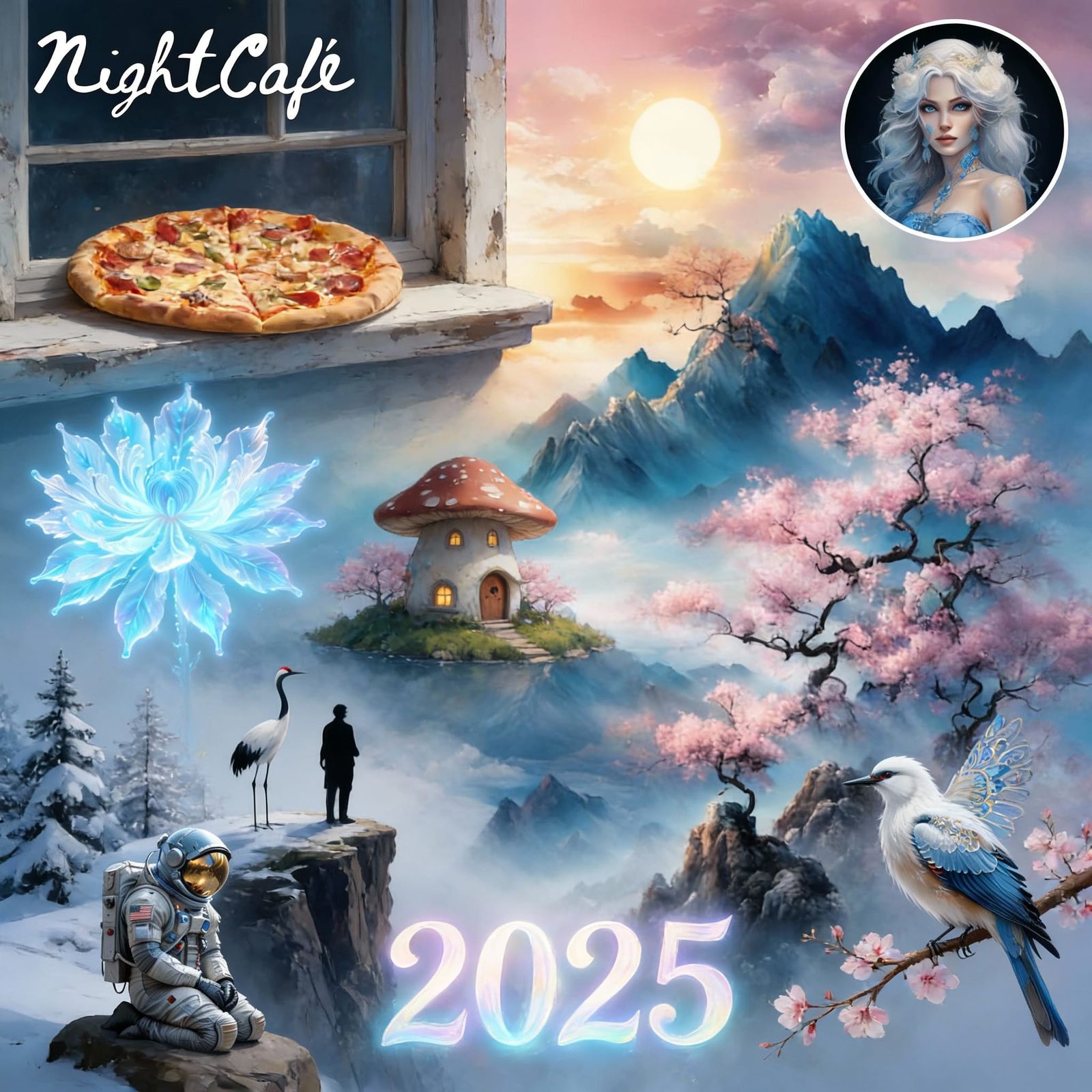 AI Art Collage: 2025 Highlights